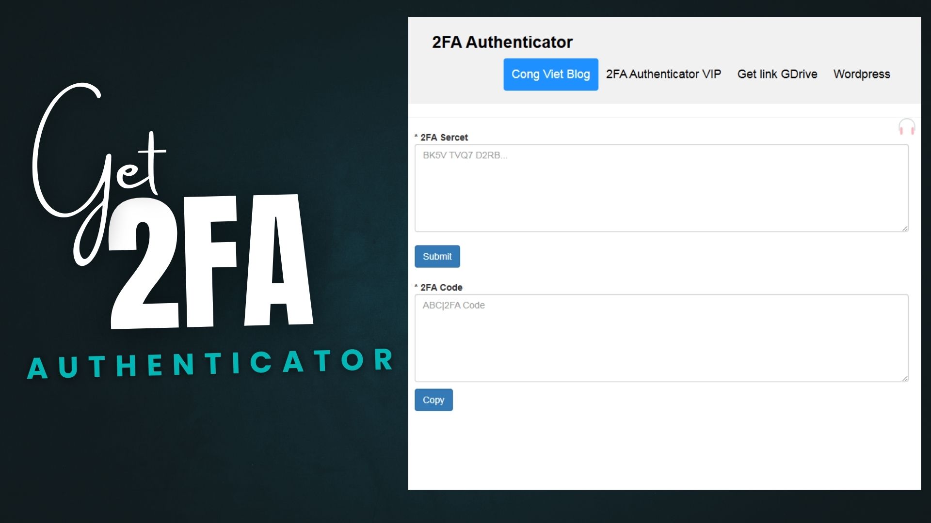 Get 2FA Authenticator
